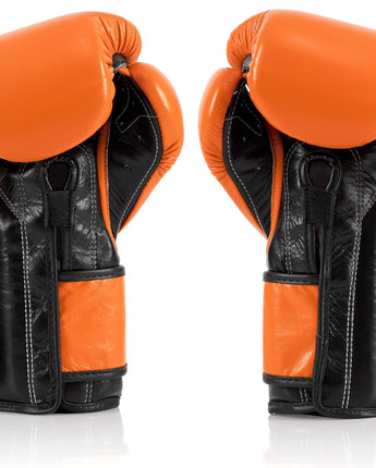 Fairtex BGV9 Orange Black Muay Thai Boxing Glove - Fairtex Store