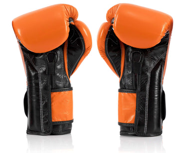 Fairtex BGV9 Orange Black Muay Thai Boxing Glove - Fairtex Store