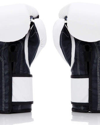 Fairtex BGV9 White Blue Palm Muay Thai Boxing Glove - Fairtex Store