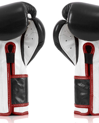 Fairtex BGV9 Black/White/Red Muay Thai Boxing Glove - Fairtex Store