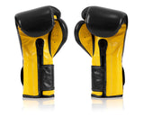 Fairtex BGV9 Black Yellow Muay Thai Boxing Glove - Fairtex Store