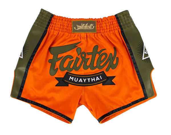 Fairtex Orange Slim Cut Muay Thai Boxing Short - Fairtex Store