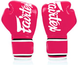 Fairtex BGV14 Pink/White Muay Thai Boxing Glove - Fairtex Store