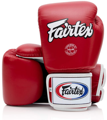 Fairtex BGV1 Red/Black/White Muay Thai Boxing Glove - Fairtex Store