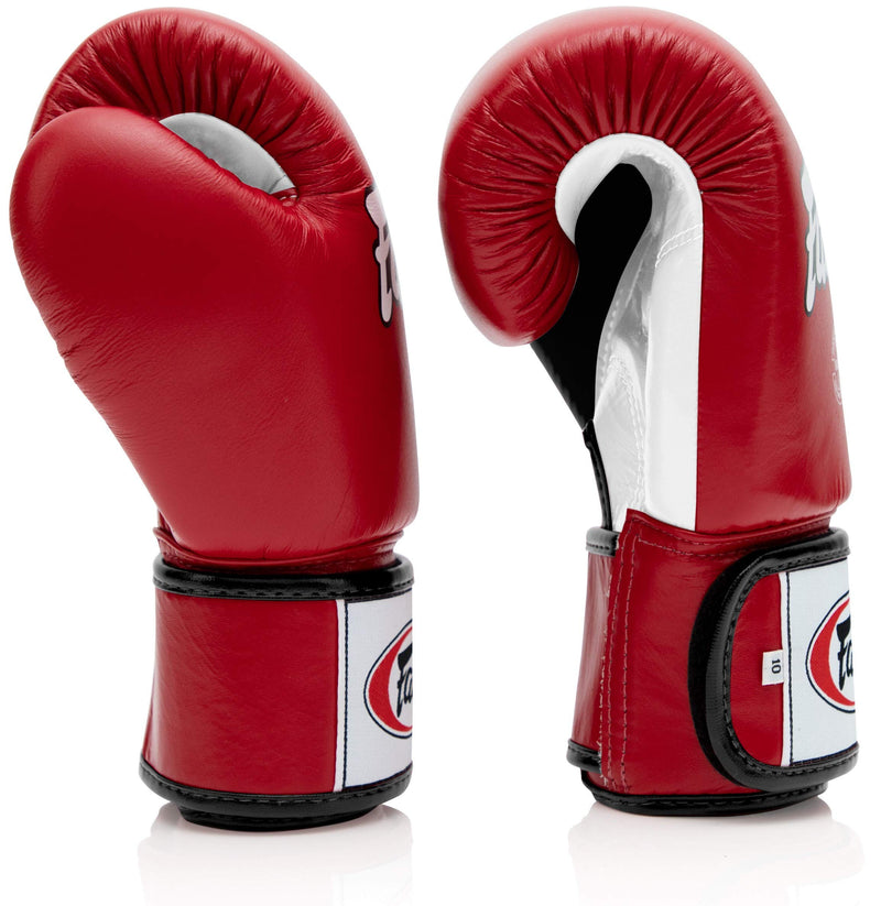 Fairtex BGV1 Red/White/Black Muay Thai Boxing Glove - Fairtex Store