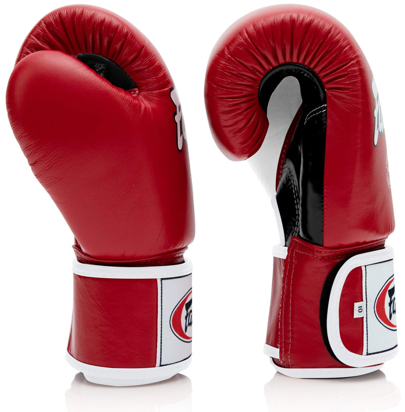 Fairtex BGV1 Red/Black/White Muay Thai Boxing Glove - Fairtex Store