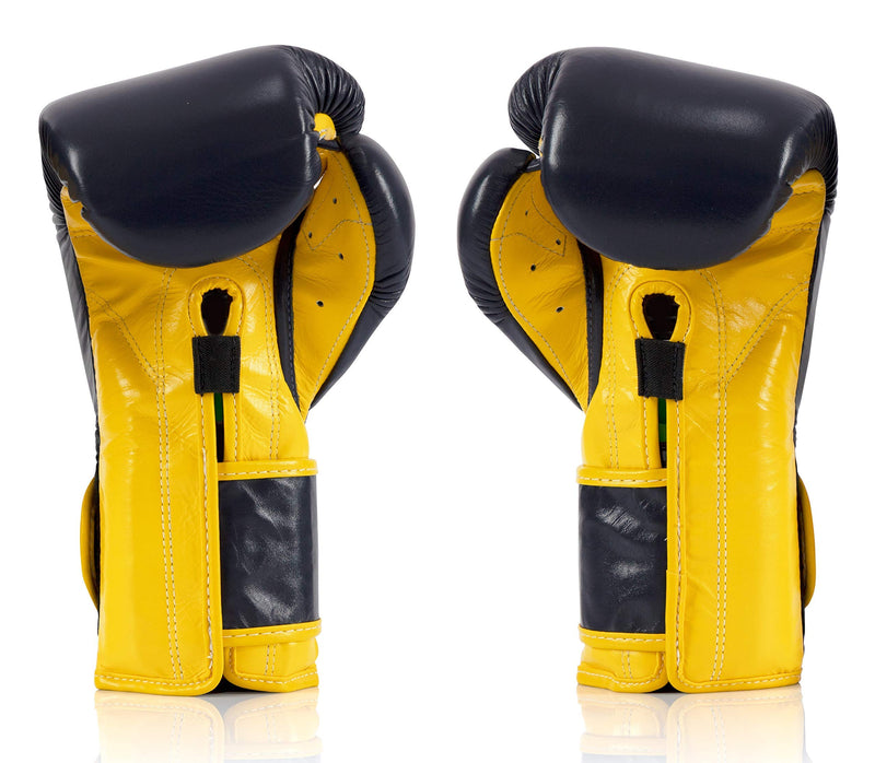 Fairtex BGV9 Blue Yellow Muay Thai Boxing Glove - Fairtex Store