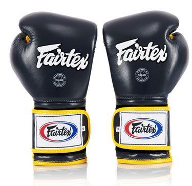 Fairtex BGV9 Blue Yellow Muay Thai Boxing Glove - Fairtex Store