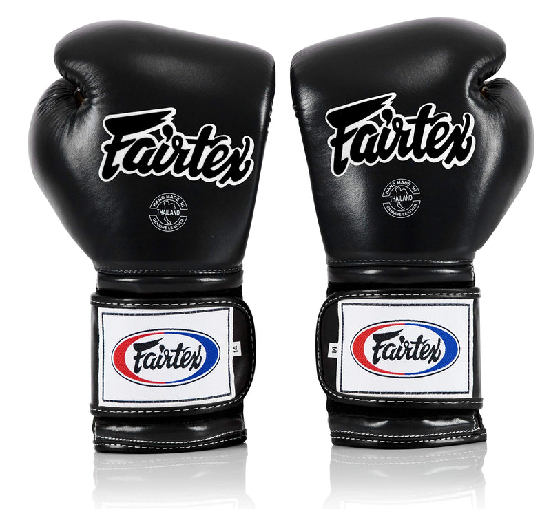 Fairtex BGV9 Black Muay Thai Boxing Glove - Fairtex Store