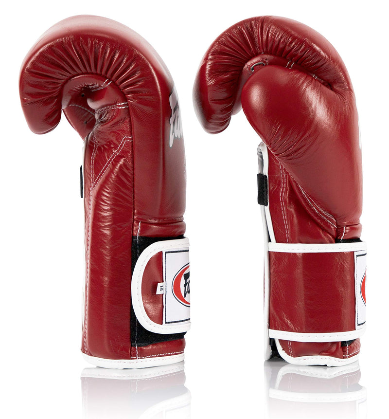 Fairtex BGV9 Red White Muay Thai Boxing Glove - Fairtex Store