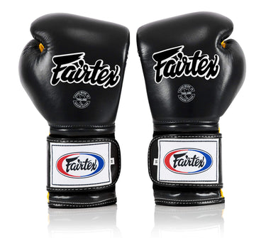 Fairtex BGV9 Black Yellow Muay Thai Boxing Glove - Fairtex Store