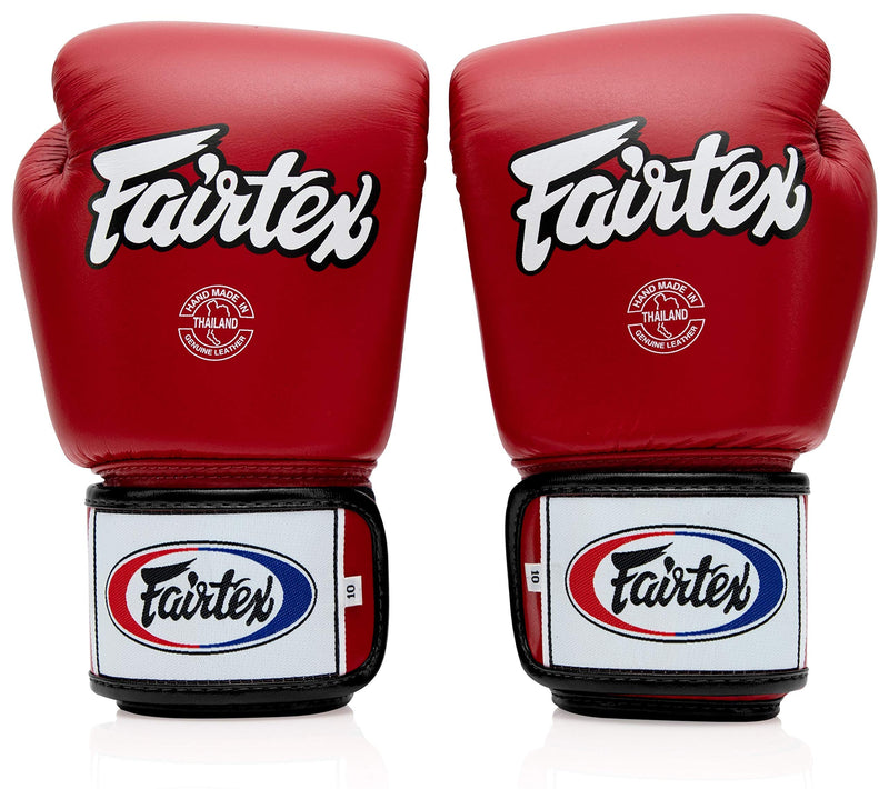 Fairtex BGV1 Red/White/Black Muay Thai Boxing Glove - Fairtex Store
