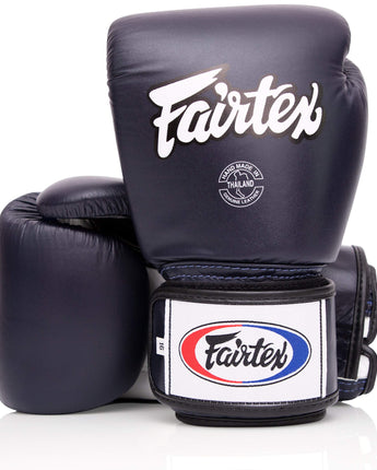 Fairtex BGV1 Blue/White/Black Muay Thai Boxing Training Sparring Gloves - Fairtex Store