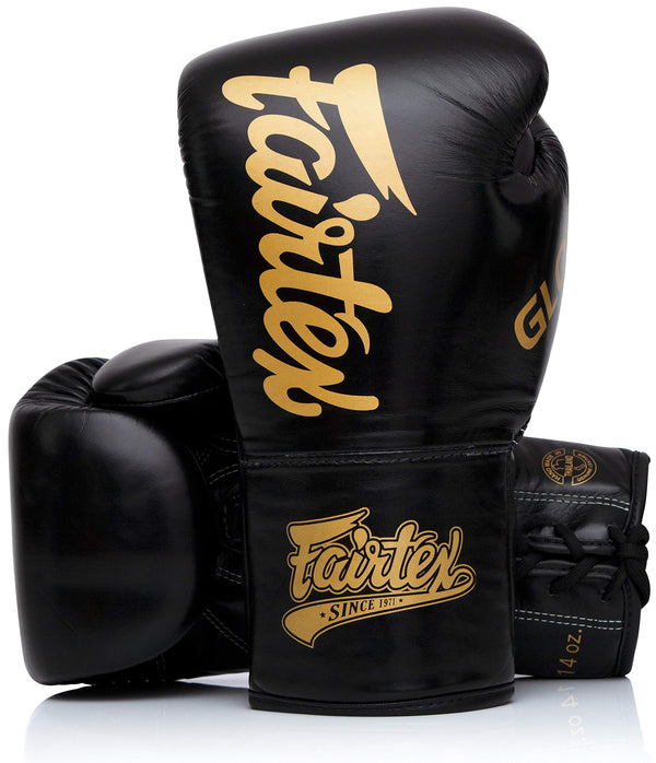 Fairtex BGLG1 Black Kick Boxing Glove - Fairtex Store