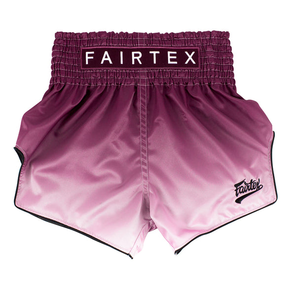 Fairtex Maroon Fade Slim Cut Muay Thai Boxing Short - Fairtex Store
