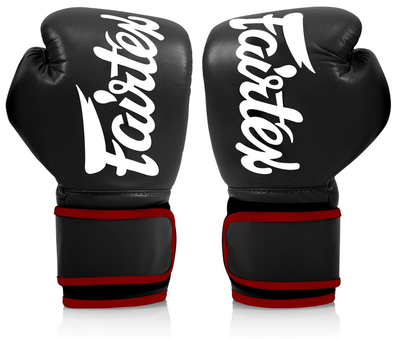 Fairtex BGV14 Black Muay Thai Boxing Glove - Fairtex Store