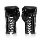 Fairtex Pro Leather Laced Competition Gloves - Locked Thumb for Muay Thai and Boxing - Fairtex Store