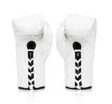 Fairtex Pro Leather Laced Competition Gloves - Locked Thumb for Muay Thai and Boxing - Fairtex Store