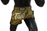 Fairtex Leopard Slim Cut Muay Thai Boxing Short - Fairtex Store