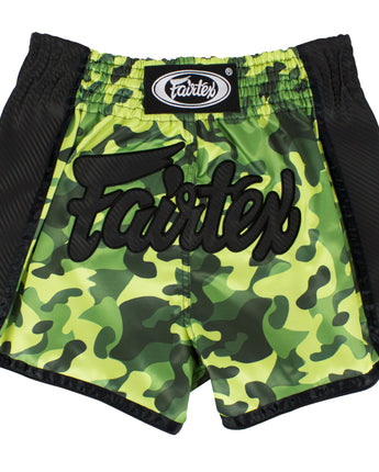 Fairtex Green Camo Slim Cut Muay Thai Boxing Short - Fairtex Store