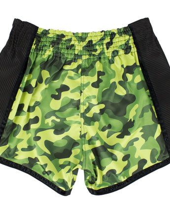 Fairtex Green Camo Slim Cut Muay Thai Boxing Short - Fairtex Store