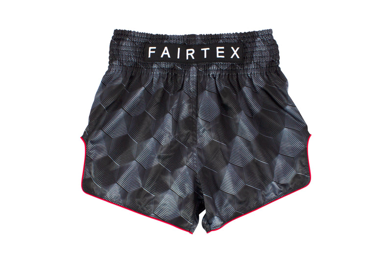 Fairtex Stealth Black Slim Cut Muay Thai Boxing Short - Fairtex Store