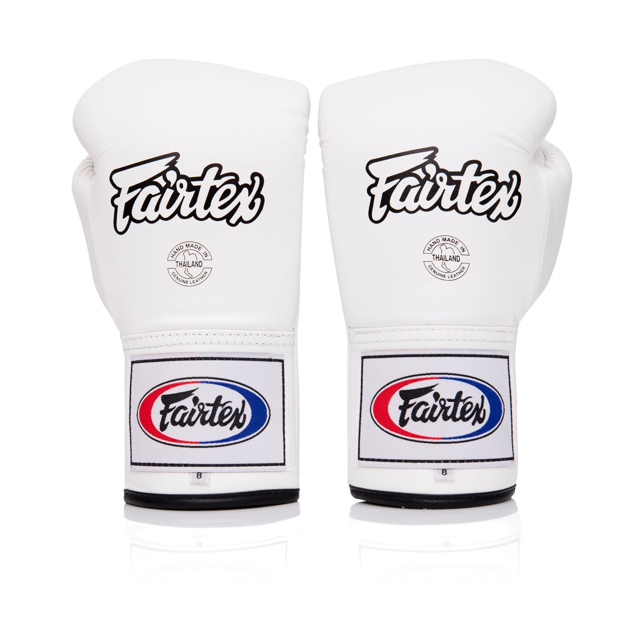 Fairtex Pro Leather Laced Competition Gloves - Locked Thumb for Muay Thai and Boxing - Fairtex Store