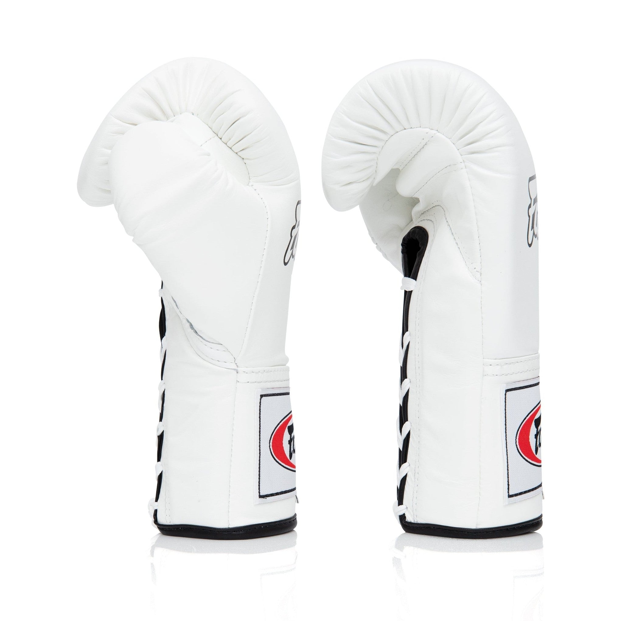 Fairtex Pro Leather Laced Competition Gloves - Locked Thumb for Muay Thai and Boxing - Fairtex Store