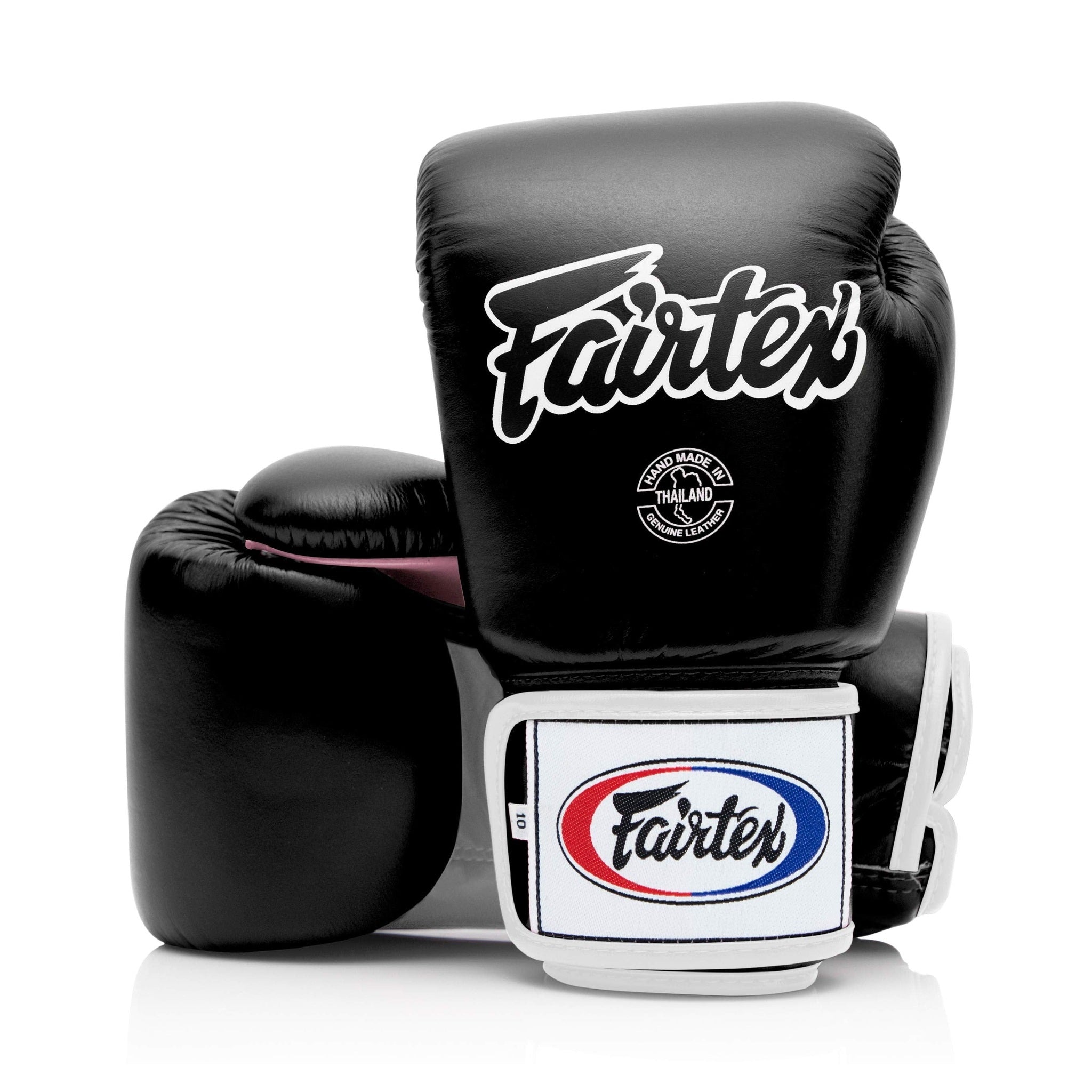 Fairtex BGV1 Black/White/Pink Muay Thai Boxing Training Sparring Gloves - Fairtex Store