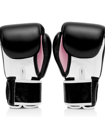 Fairtex BGV1 Black/White/Pink Muay Thai Boxing Training Sparring Gloves - Fairtex Store