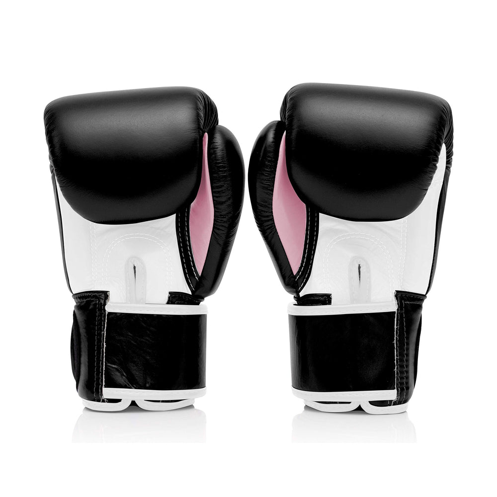 Fairtex BGV1 Black/White/Pink Muay Thai Boxing Training Sparring Gloves - Fairtex Store