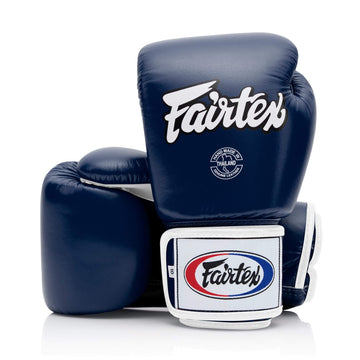 Fairtex BGV1 Blue/Black/White Muay Thai Boxing Training Sparring Gloves - Fairtex Store