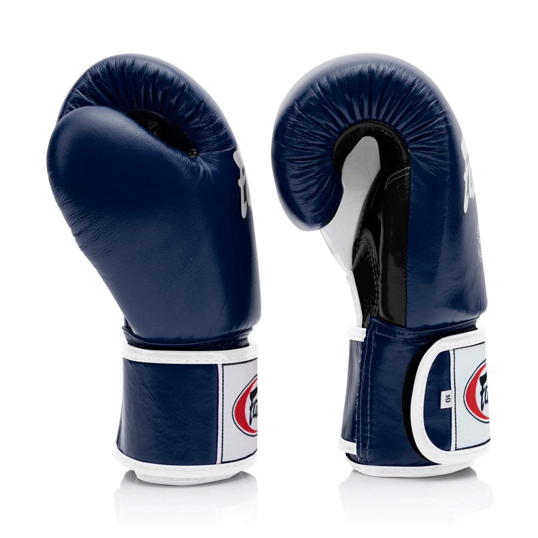 Fairtex BGV1 Blue/Black/White Muay Thai Boxing Training Sparring Gloves - Fairtex Store