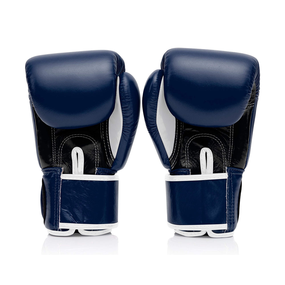 Fairtex BGV1 Blue/Black/White Muay Thai Boxing Training Sparring Gloves - Fairtex Store