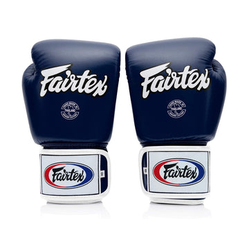 Fairtex BGV1 Blue/Black/White Muay Thai Boxing Training Sparring Gloves - Fairtex Store