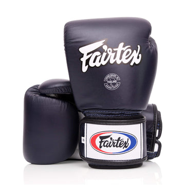 Fairtex BGV1 Blue/White/Black Muay Thai Boxing Training Sparring Gloves - Fairtex Store