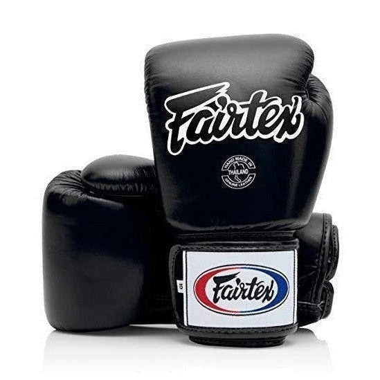 Fairtex BGV1 Black Muay Thai Boxing Glove - Fairtex Store