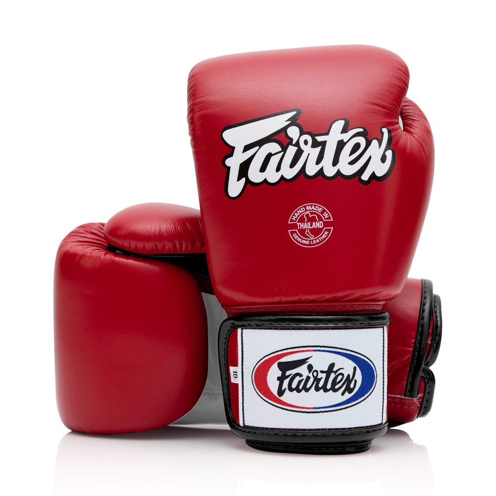Fairtex BGV1 Red/White/Black Muay Thai Boxing Glove - Fairtex Store