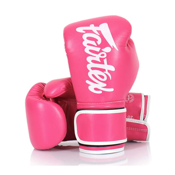 Fairtex BGV14 Pink/White Muay Thai Boxing Glove - Fairtex Store