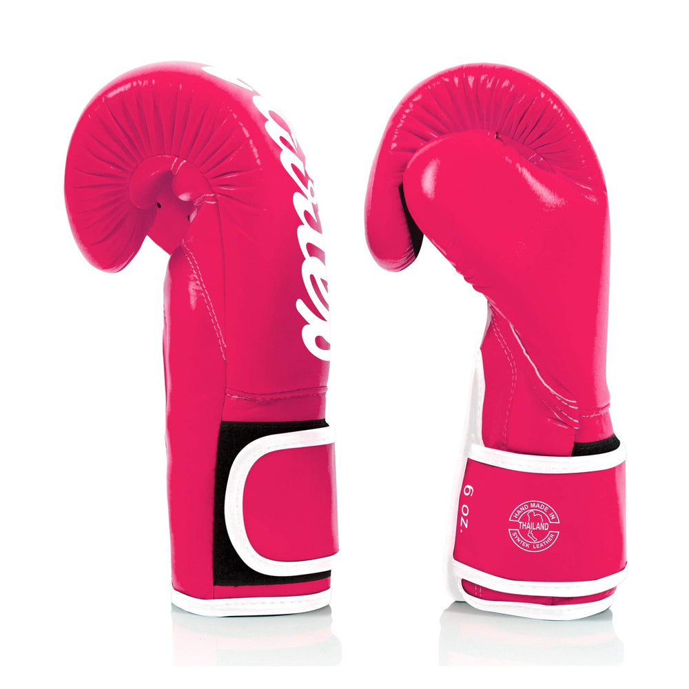 Fairtex BGV14 Pink/White Muay Thai Boxing Glove - Fairtex Store