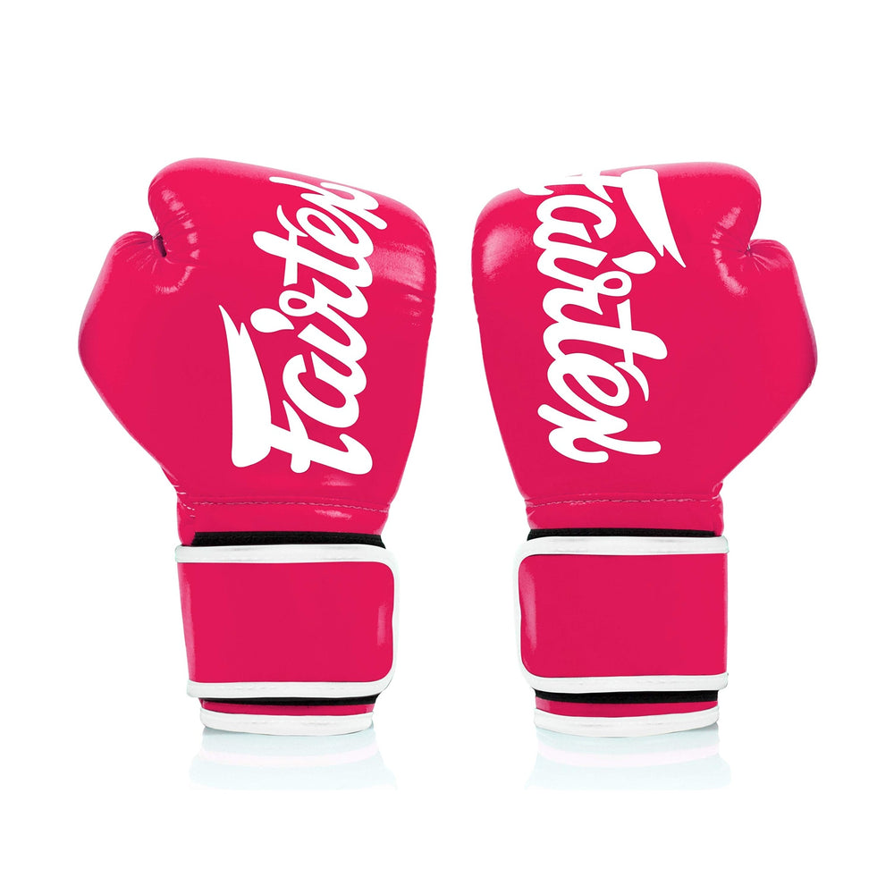 Fairtex BGV14 Pink/White Muay Thai Boxing Glove - Fairtex Store