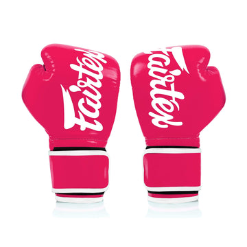 Fairtex BGV14 Pink/White Muay Thai Boxing Glove - Fairtex Store