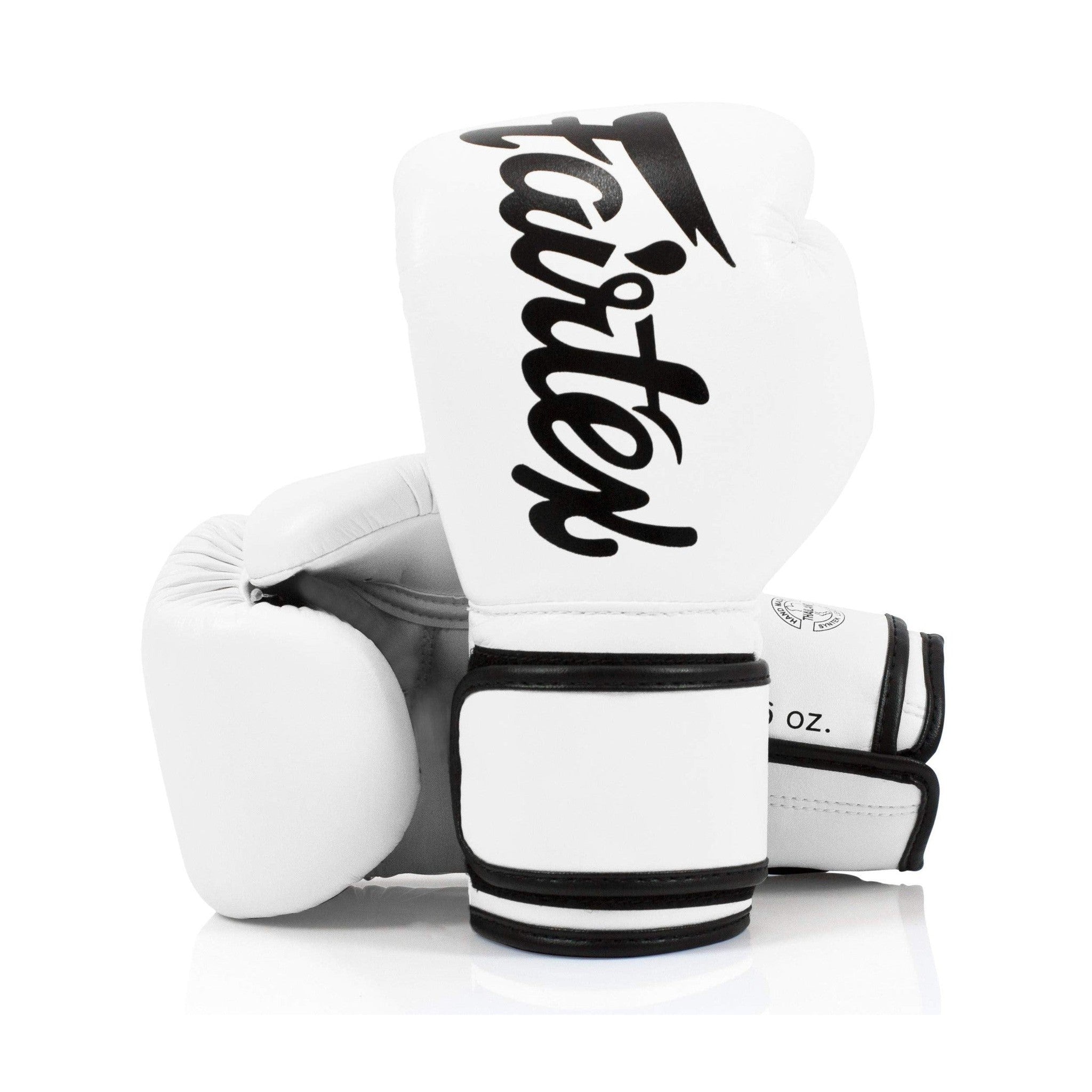 Fairtex BGV14 White Muay Thai Boxing Glove - Fairtex Store