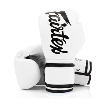 Fairtex BGV14 White Muay Thai Boxing Glove - Fairtex Store