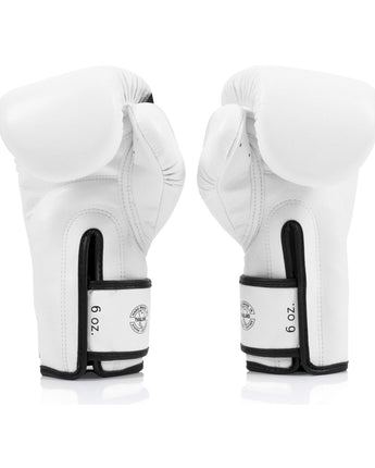 Fairtex BGV14 White Muay Thai Boxing Glove - Fairtex Store
