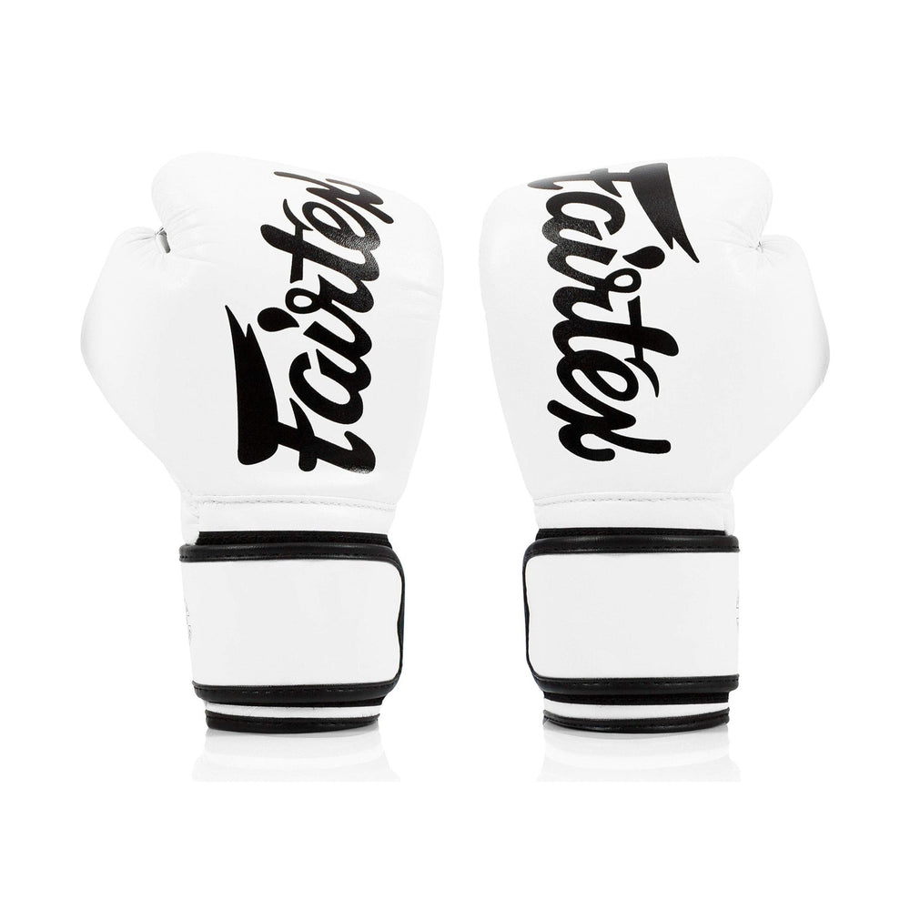 Fairtex BGV14 White Muay Thai Boxing Glove - Fairtex Store