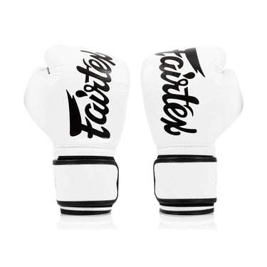 Fairtex BGV14 White Muay Thai Boxing Glove - Fairtex Store