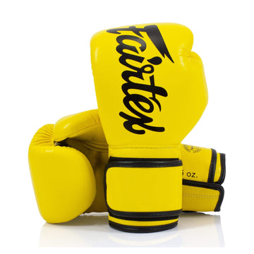 Fairtex BGV14 Yellow Muay Thai Boxing Glove - Fairtex Store