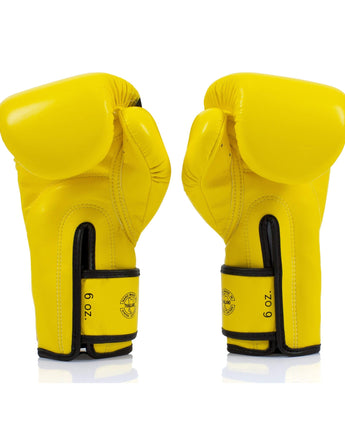 Fairtex BGV14 Yellow Muay Thai Boxing Glove - Fairtex Store