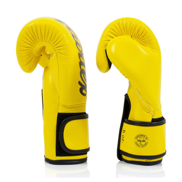 Fairtex BGV14 Yellow Muay Thai Boxing Glove - Fairtex Store